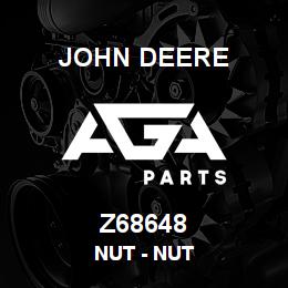 Z68648 John Deere Nut - NUT | AGA Parts