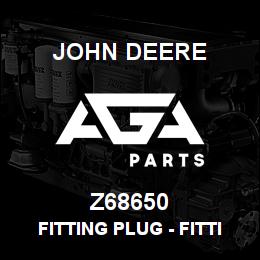 Z68650 John Deere Fitting Plug - FITTING PLUG | AGA Parts