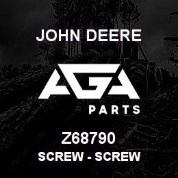 Z68790 John Deere Screw - SCREW | AGA Parts