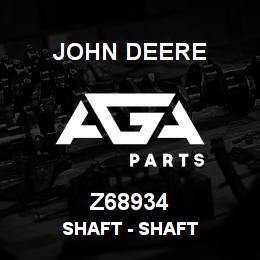 Z68934 John Deere Shaft - SHAFT | AGA Parts