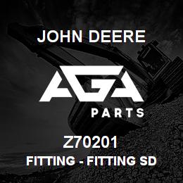 Z70201 John Deere Fitting - FITTING SDS 25 X M30 | AGA Parts