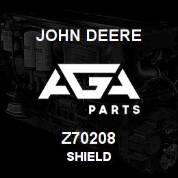 Z70208 John Deere SHIELD | AGA Parts