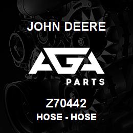 Z70442 John Deere Hose - HOSE | AGA Parts