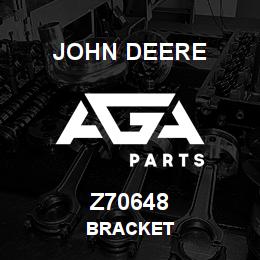 Z70648 John Deere BRACKET | AGA Parts