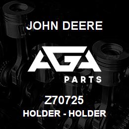 Z70725 John Deere Holder - HOLDER | AGA Parts