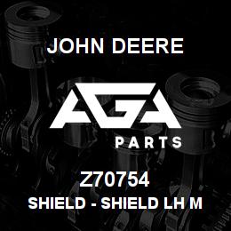 Z70754 John Deere Shield - SHIELD LH MODULE DISCHARGE | AGA Parts