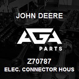 Z70787 John Deere ELEC. CONNECTOR HOUSING | AGA Parts