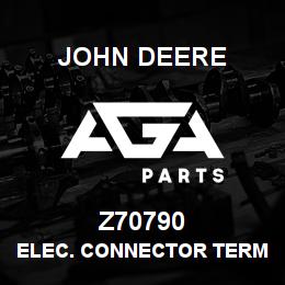 Z70790 John Deere ELEC. CONNECTOR TERMINAL | AGA Parts