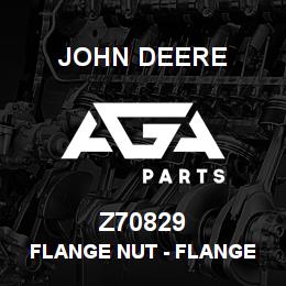 Z70829 John Deere Flange Nut - FLANGE NUT | AGA Parts