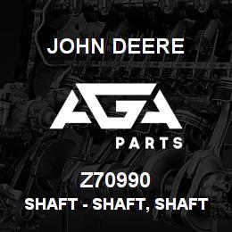 Z70990 John Deere Shaft - SHAFT, SHAFT, INPUT 13T EINGANGSWEL | AGA Parts