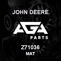 Z71036 John Deere MAT | AGA Parts