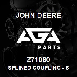 Z71080 John Deere Splined Coupling - SPLINED COUPLING | AGA Parts
