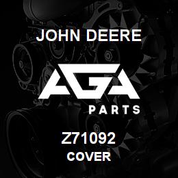 Z71092 John Deere COVER | AGA Parts