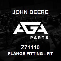 Z71110 John Deere Flange Fitting - FITTING S 6X6 JDS38.8 | AGA Parts