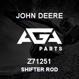 Z71251 John Deere SHIFTER ROD | AGA Parts