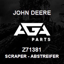 Z71381 John Deere Scraper - ABSTREIFER 740A RH | AGA Parts
