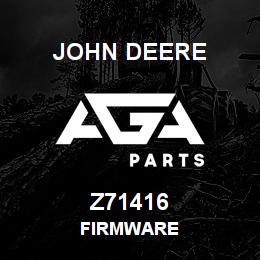 Z71416 John Deere FIRMWARE | AGA Parts