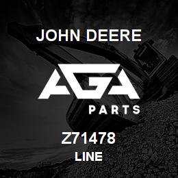 Z71478 John Deere LINE | AGA Parts