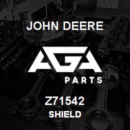 Z71542 John Deere SHIELD | AGA Parts