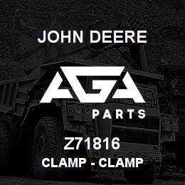 Z71816 John Deere Clamp - CLAMP | AGA Parts
