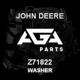 Z71822 John Deere WASHER | AGA Parts