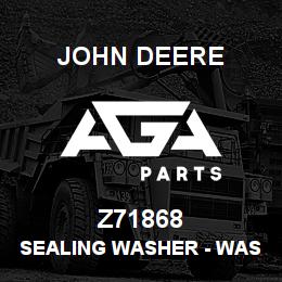 Z71868 John Deere Sealing Washer - WASHER SEALING | AGA Parts