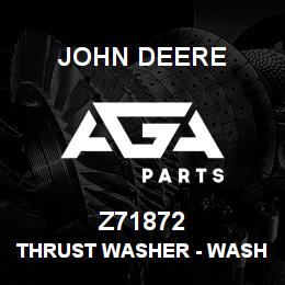Z71872 John Deere Thrust Washer - WASHER.THRUST | AGA Parts