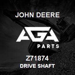 Z71874 John Deere DRIVE SHAFT | AGA Parts