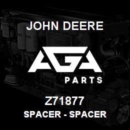 Z71877 John Deere Spacer - SPACER | AGA Parts