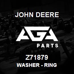 Z71879 John Deere Washer - RING | AGA Parts
