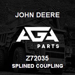 Z72035 John Deere SPLINED COUPLING | AGA Parts