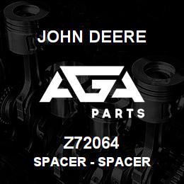 Z72064 John Deere Spacer - SPACER | AGA Parts