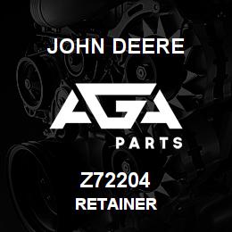 Z72204 John Deere RETAINER | AGA Parts