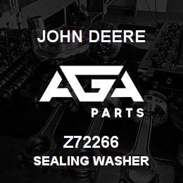Z72266 John Deere SEALING WASHER | AGA Parts