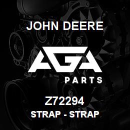 Z72294 John Deere Strap - STRAP | AGA Parts
