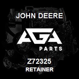 Z72325 John Deere RETAINER | AGA Parts
