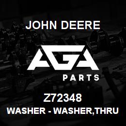 Z72348 John Deere Washer - WASHER,THRUST | AGA Parts