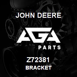 Z72381 John Deere BRACKET | AGA Parts