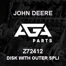 Z72412 John Deere Disk With Outer Spline - DISK,OUTER SPLINE | AGA Parts