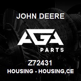 Z72431 John Deere Housing - HOUSING,CENTER | AGA Parts
