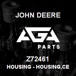 Z72461 John Deere Housing - HOUSING,CENTER | AGA Parts