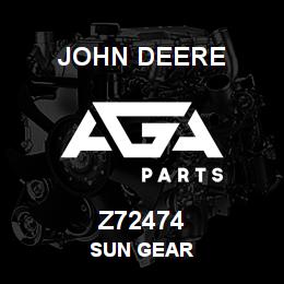 Z72474 John Deere SUN GEAR | AGA Parts