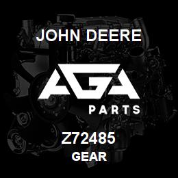 Z72485 John Deere GEAR | AGA Parts