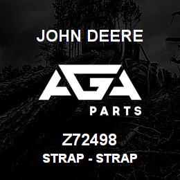 Z72498 John Deere Strap - STRAP | AGA Parts