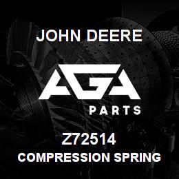 Z72514 John Deere COMPRESSION SPRING | AGA Parts
