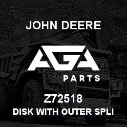Z72518 John Deere Disk With Outer Spline - DISK,OUTER SPLINE | AGA Parts