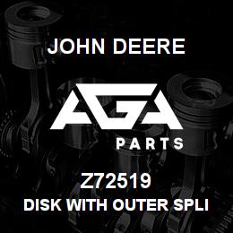 Z72519 John Deere Disk With Outer Spline - DISK,OUTER SPLINE | AGA Parts