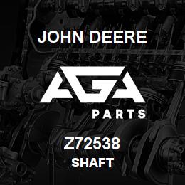 Z72538 John Deere SHAFT | AGA Parts
