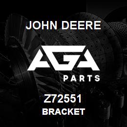 Z72551 John Deere BRACKET | AGA Parts