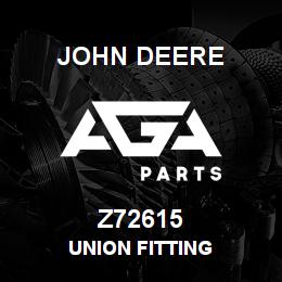 Z72615 John Deere UNION FITTING | AGA Parts